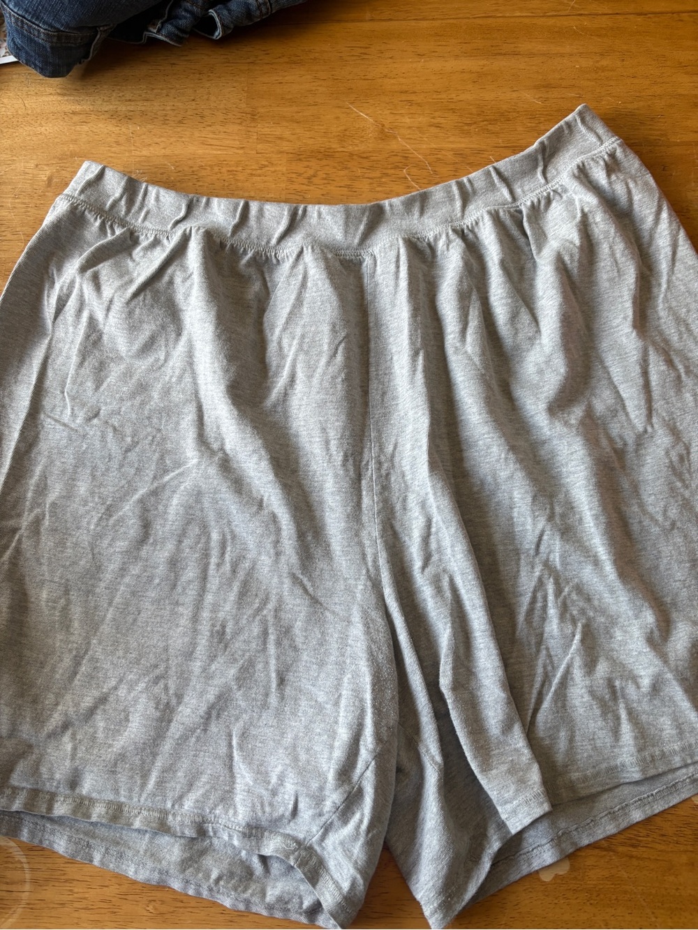 Just My Size Light Gray Athletic Lounge Shorts